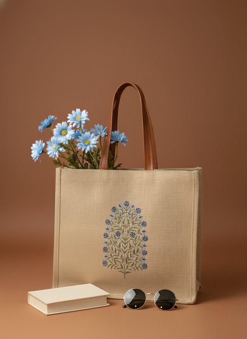 Jute tote bag